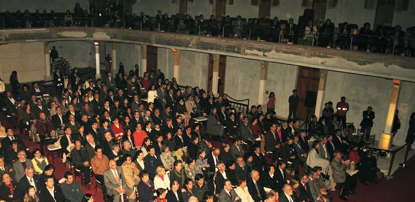 Preinauguración del Teatro en 2010