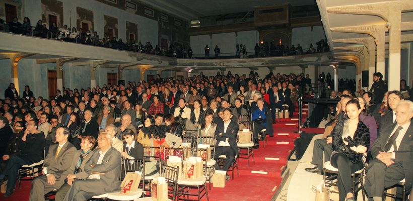 Preinauguración del Teatro en 2010