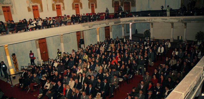 Preinauguración del Teatro en 2010