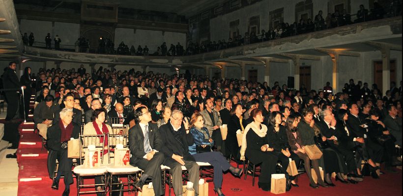 Preinauguración del Teatro en 2010