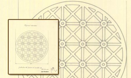 Detalle de ventanas circulares (plano elaborado en 1924)