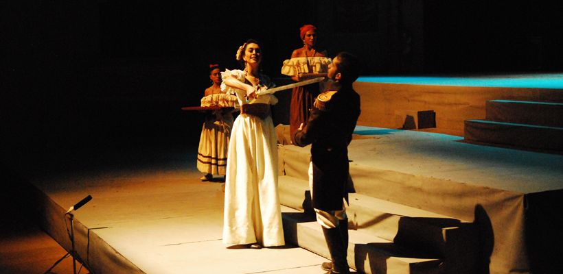 Preinauguración del Teatro en 2010